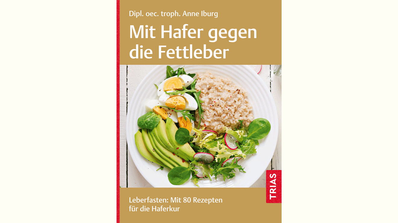 In dem Buch „Mit Hafer gegen die Fettleber“ macht Anne Iburg mit einfachen Rezepten rund um die Haferflocke den Einstieg in eine leberfreundliche Ernährung leichter.
